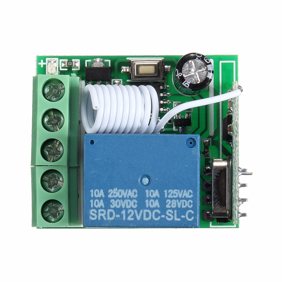 2Pcs-DC12V-10A-1CH-433MHz-Wireless-Relay-RF-Remote-Control-Switch-Receiver-1101048-3