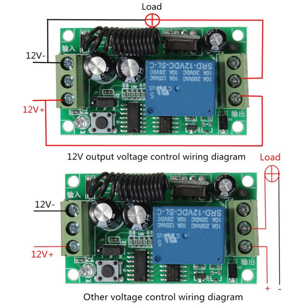 3Pcs-Geekcreitreg-DC-12V-10A-Relay-1CH-Channel-Wireless-RF-Remote-Control-Switch-Transmitter-With-Re-1188168-1