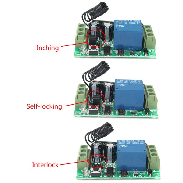 3Pcs-Geekcreitreg-DC-12V-10A-Relay-1CH-Channel-Wireless-RF-Remote-Control-Switch-Transmitter-With-Re-1188168-4