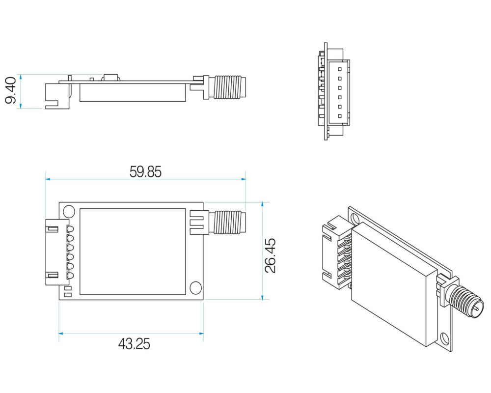 433MHz-SV611-Industrial-Wireless-Serial-Port-Data-Transmission-Module-100mW-Si4432-TTL-232-485-1436504-1