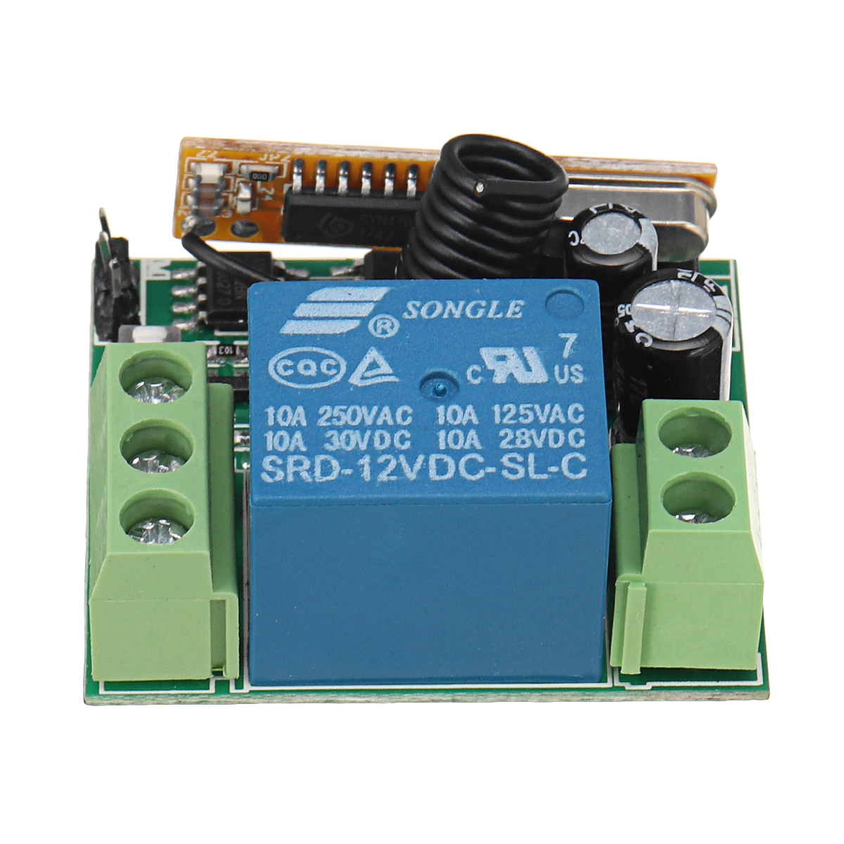 433Mhz-DC12V-1CH-Wireless-Remote-Control-Switch-Relay-Receiver-Module--2-RF-Transmitter-1326823-4
