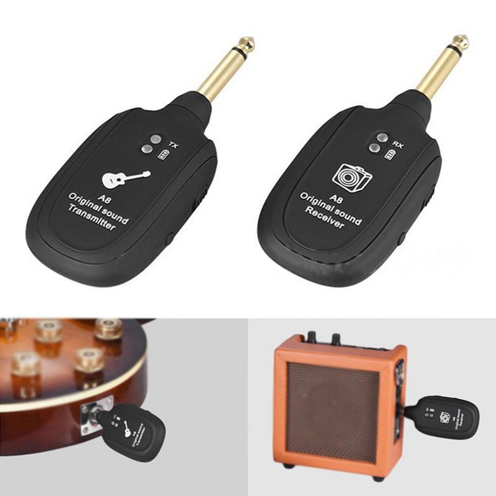 A8-4-Channels-Guitar-Pickup-Wireless-System-Transmitter-Receiver-Built-In-Rechargeable-Lithium-Batte-1900468-1