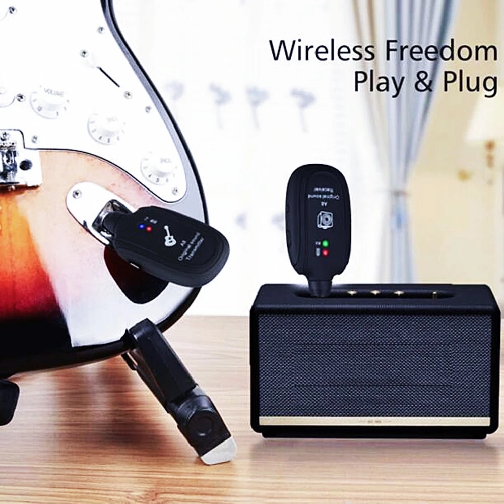 A8-4-Channels-Guitar-Pickup-Wireless-System-Transmitter-Receiver-Built-In-Rechargeable-Lithium-Batte-1900468-10