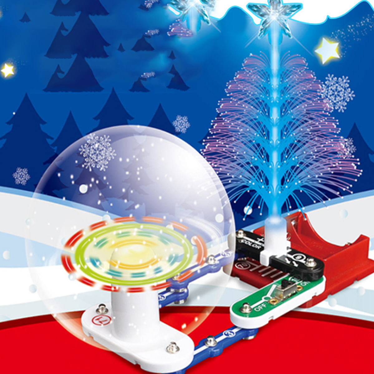 Christmas-Tree-DIY-Toys-Kids-Electronics-Blocks-Educational-Snap-Circuit-Kit-Discovery-Science-1599054-1