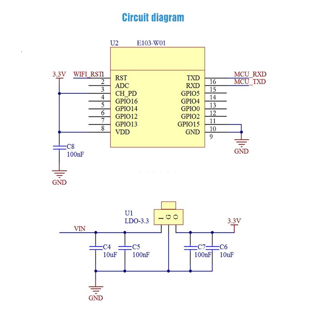 E103-W01-WIFI-ESP8266EX-24GHz-100mW-PCB-Antenna-IoT-UHF-Wireless-Transceiver-ESP8266-Transmitter-and-1512018-4