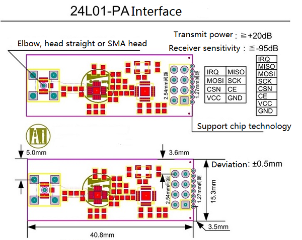 Geekcreitreg-1100-Meter-Long-Distance-NRF24L01PALNA-Wireless-Module-With-Antenna-Module-1057170-2