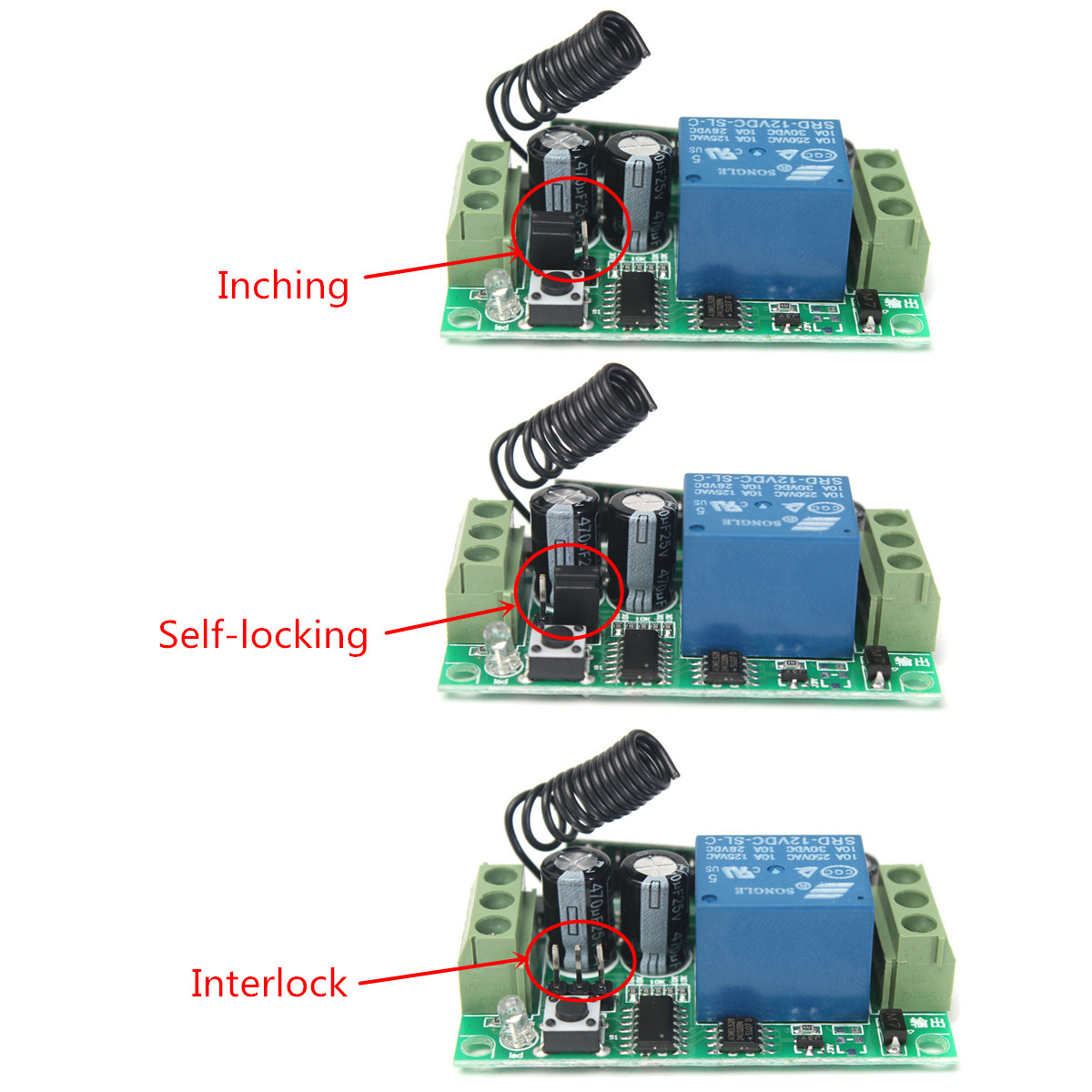 Geekcreitreg-433MHz-DC-12V-10A-Relay-1CH-Channel-Wireless-RF-Remote-Control-Switch-Transmitter-With--1040721-3