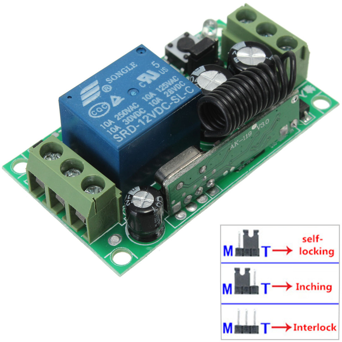 Geekcreitreg-433MHz-DC-12V-10A-Relay-1CH-Channel-Wireless-RF-Remote-Control-Switch-Transmitter-With--1040721-6