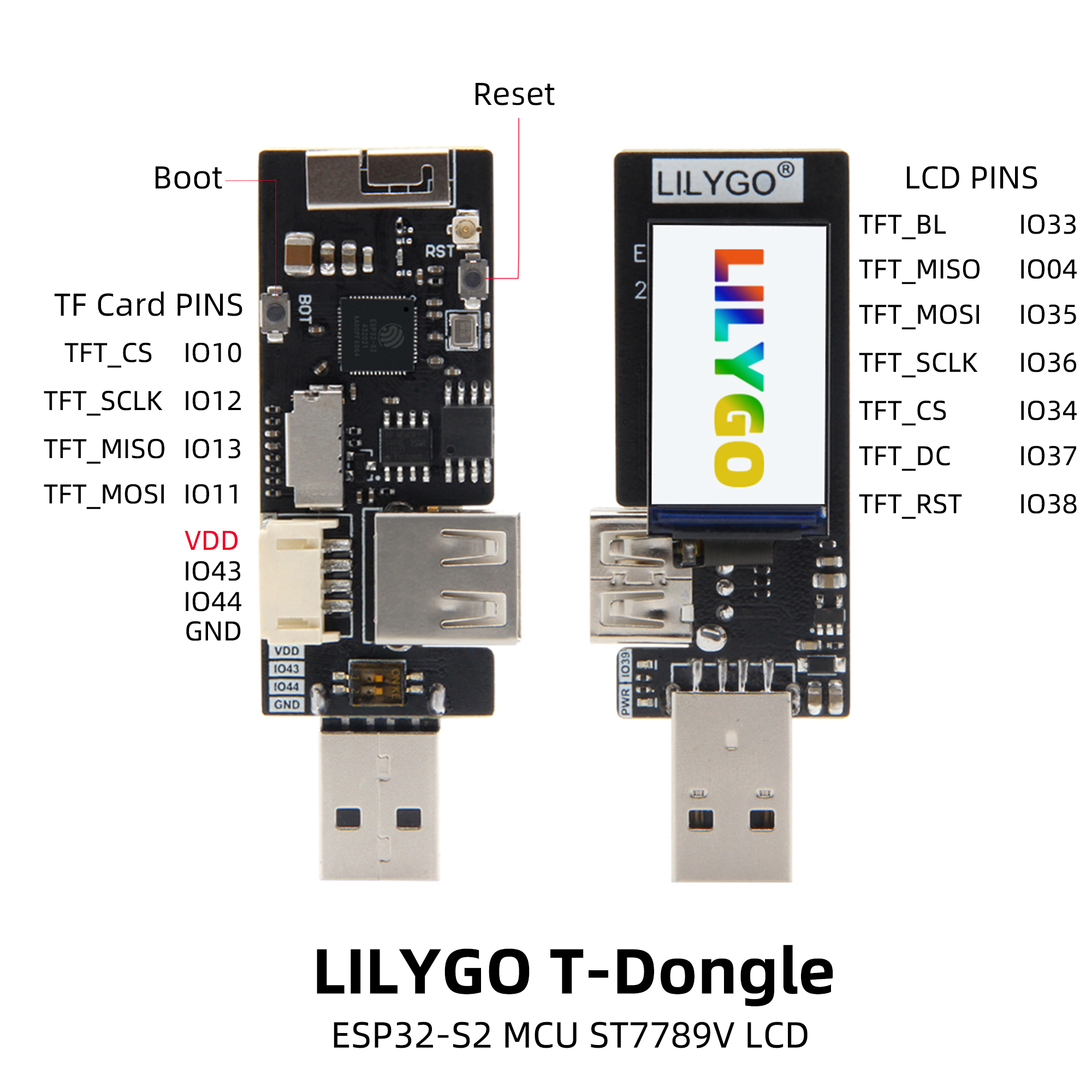 LILYGOreg-T-Dongle-ESP32-S2-Development-Board-Wireless-WIFI-Module-OTG-Male-Female-Interface-114-inc-1955976-2