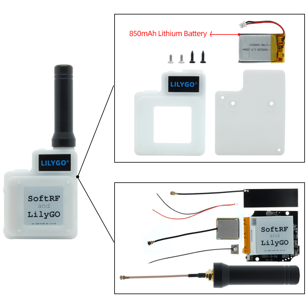 LILYGOregTTGO-T-Echo-SoftRF-Meshtastic-BME280-TEMP-Pressure-Sensor-NRF52840-SX1262-433868915MHz-Modu-1881601-6