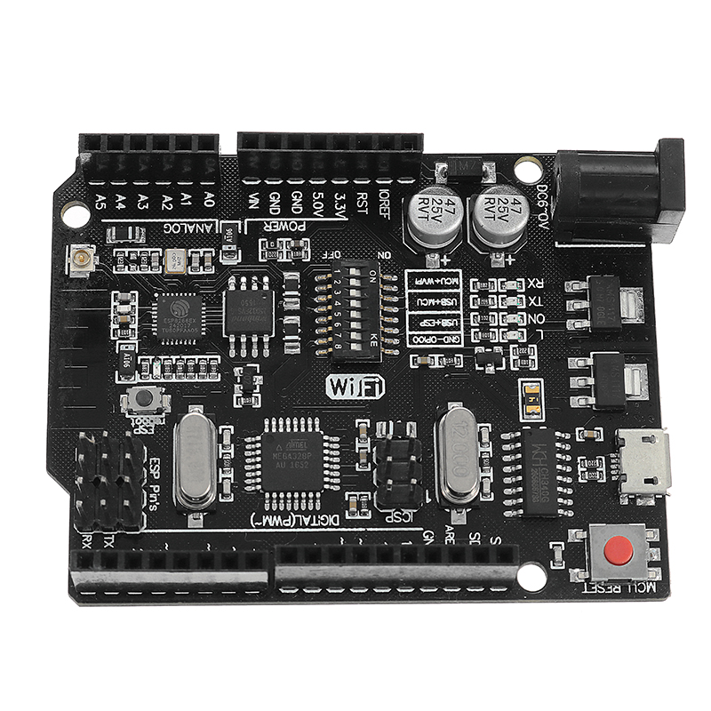 UNOWiFi-R3-ATmega328PESP8266-Module-32Mb-Memory-USB-TTL-CH340G-1193957-4