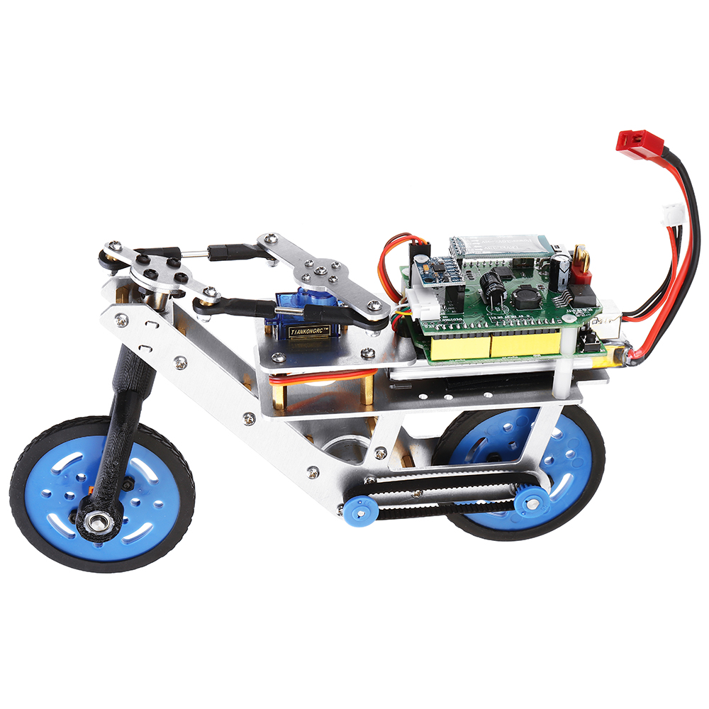 Programmable-Smart-RC-Robot-Bike-Car-Self-Balance-Car-APP-bluetooth-Control-Educational-Kit-1430513-1