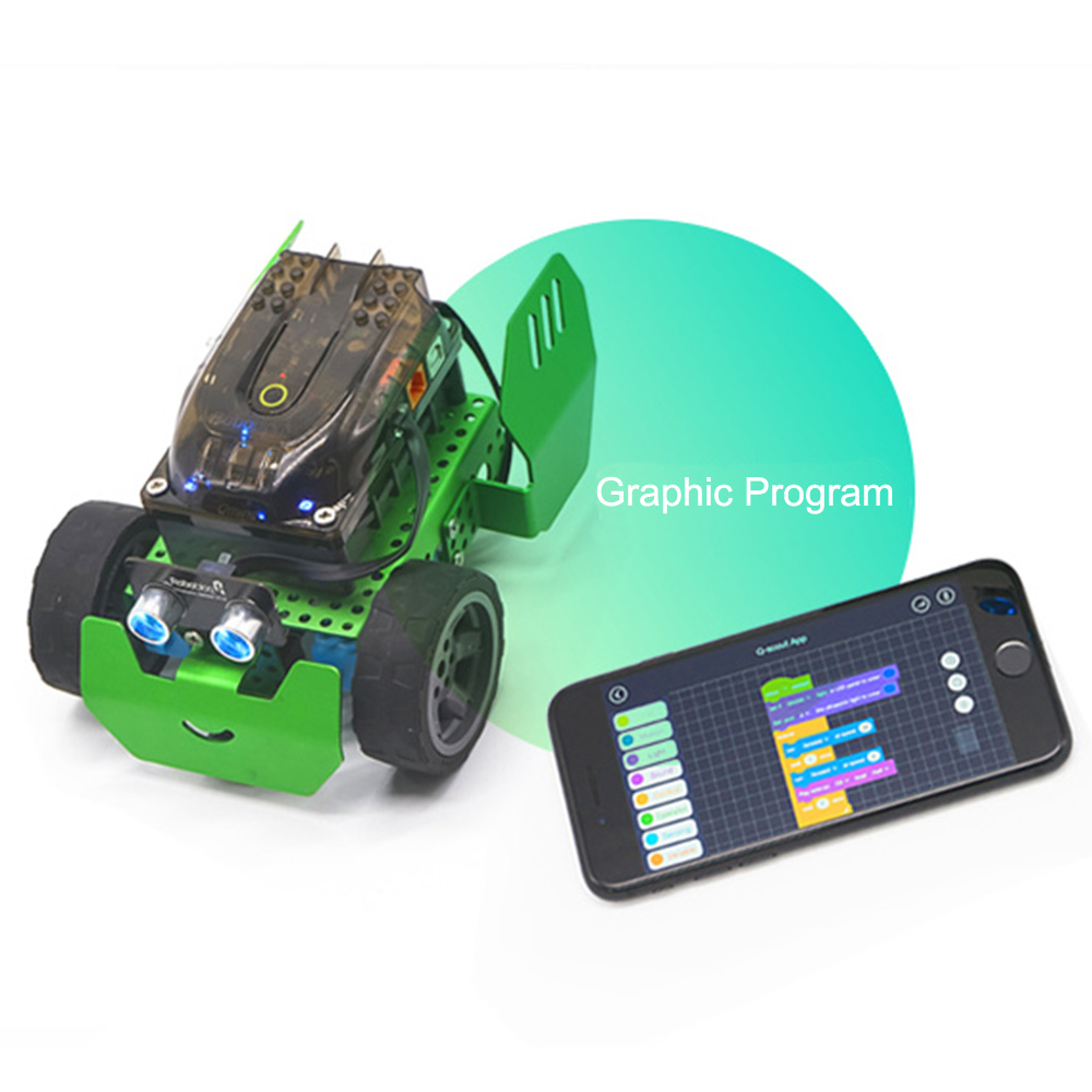 Robobloq-Q-Scout-DIY-Smart-RC-Robot-Car-Programmable-Tracking-APP-Control-Robot-Car-Kit-1438526-2