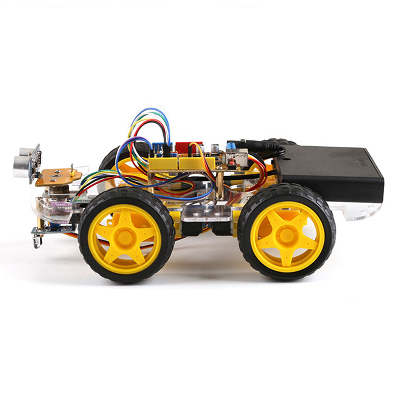 Small-Hammer-SNAR38-4WD-Robot-Car-Kit-Bluetooth-Remote-Tracking-Obstacle-Avoidance-Car-DIY-Kit-1779756-2