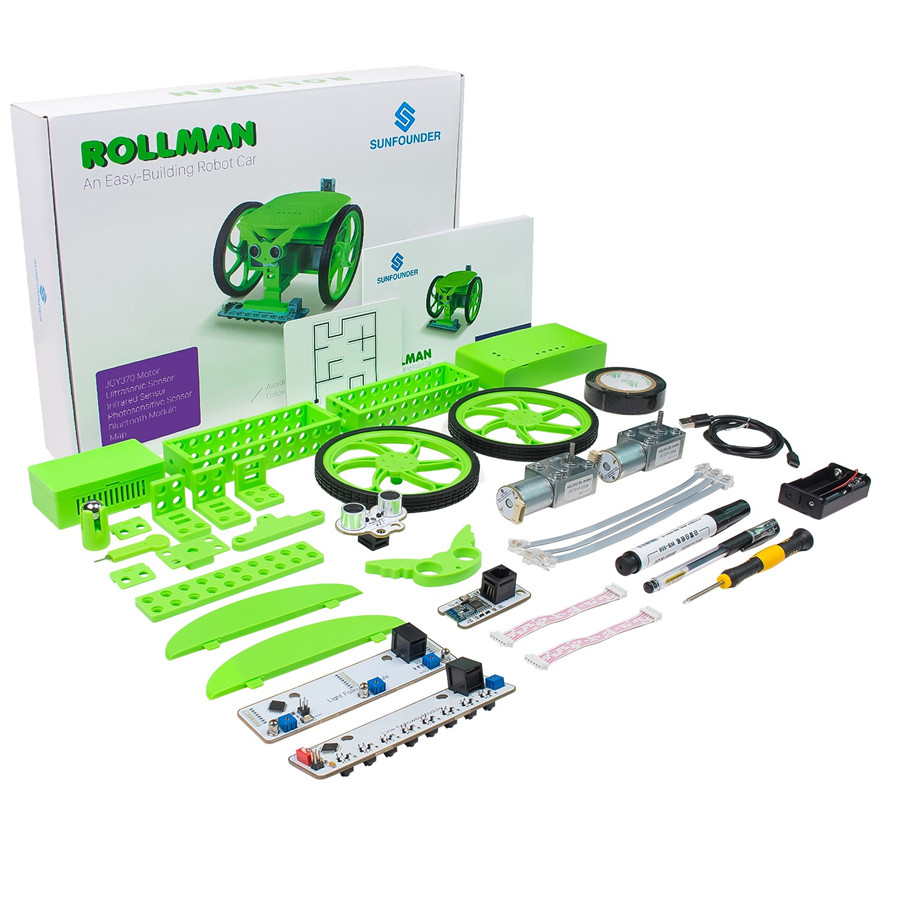 SunFounder-SF-Rollman-STEM-Educational-DIY-Rollman-Robot-Programming-with-bluetooth-Infrared-Ultraso-1251214-8