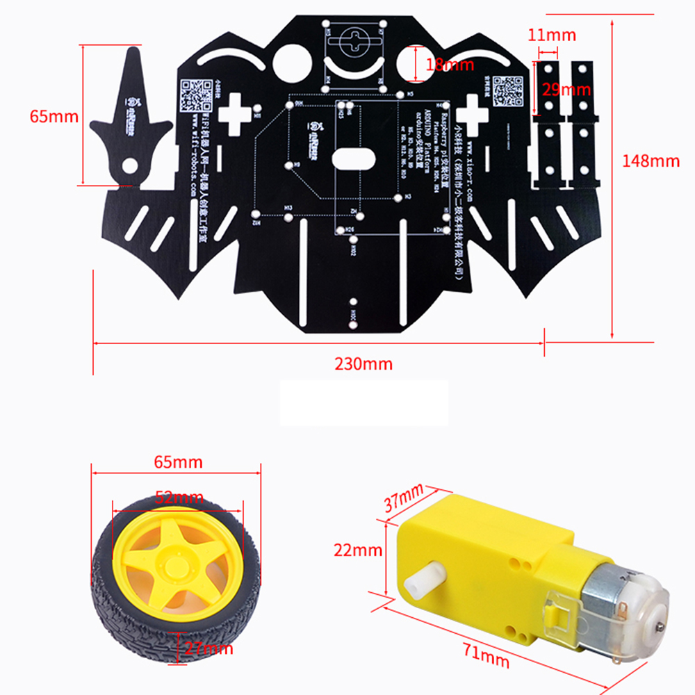 XIAO-R-DIY-2WD-Smart-RC-Robot-Car-Chassis-Kit-With-TT-Motor-For-1574900-4