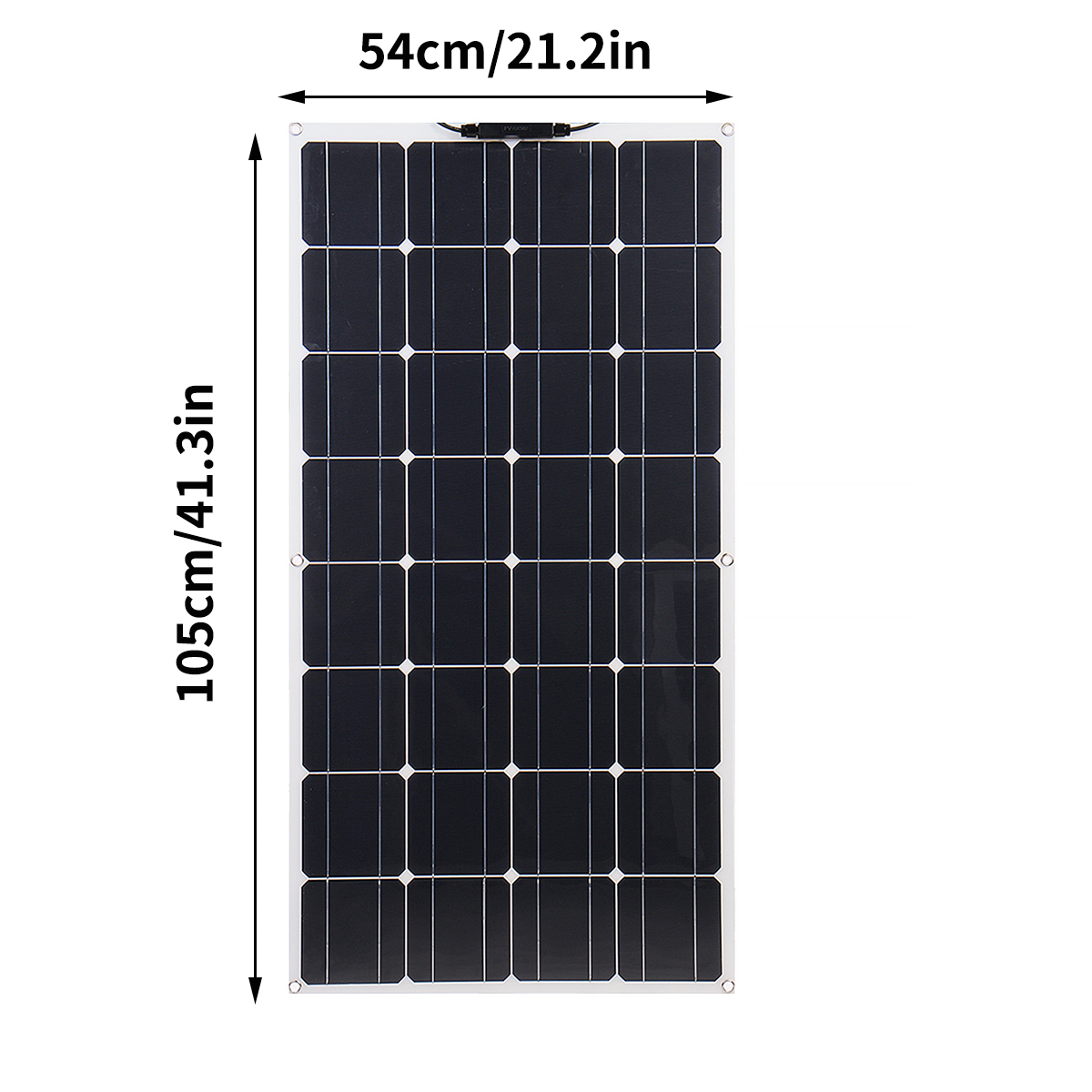 2PCS-100W-18V-Highly-Flexible-Monocrystalline-Solar-Panel-Waterproof-For-Car-RV-Yacht-Ship-Boat-1939944-3