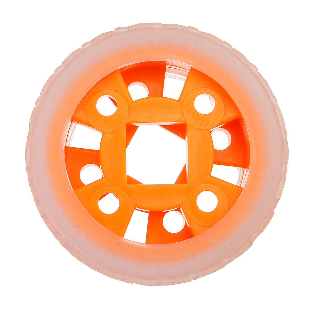 4712mm4721mm-64T-Transparent-Tire-Orange-Rubber-Wheel-for-Smart-Robot-Chassis-Car-1392265-6