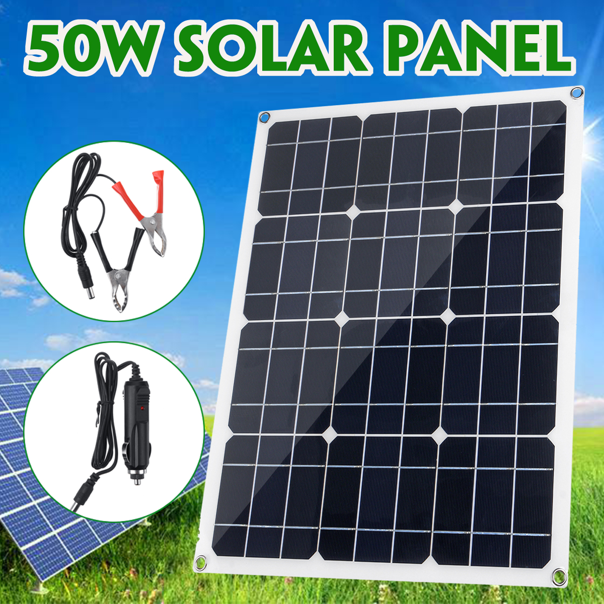 50W-18V-Waterproof-Monocrystalline-Solar-Panel-Solar-Backpack-for-Outdoor-1570225-1