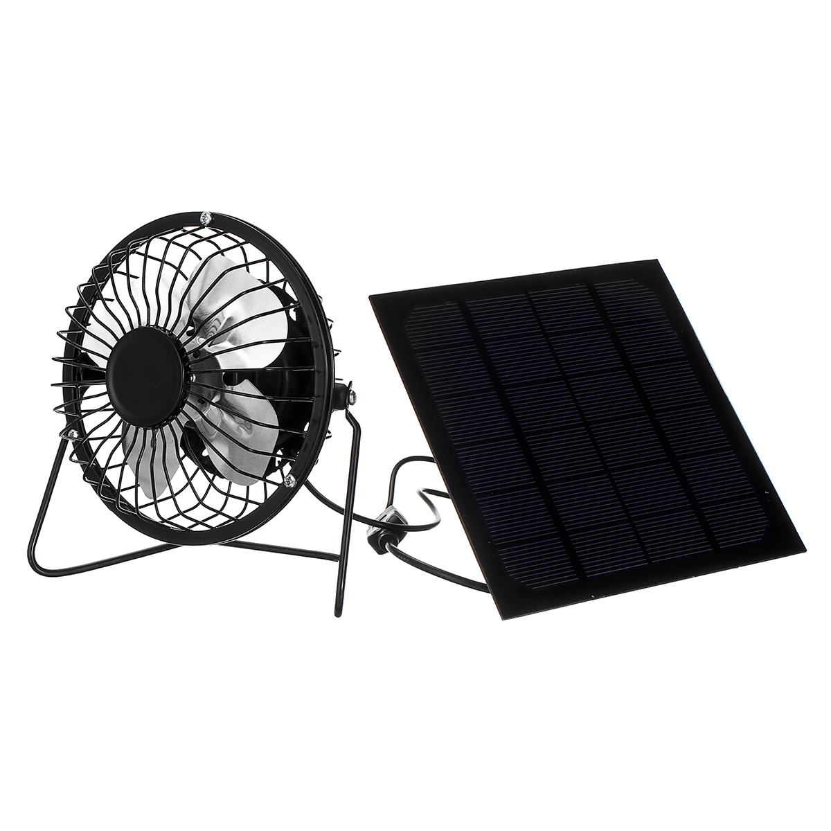 5W-Protable-Solar-Panel--4inch-Cooling-Fan-Kit-with-USB-Port-for-Home-Outdoor-1544809-2