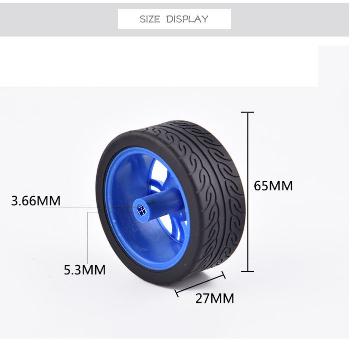 6527mm-BlueOrange-Rubber-Wheels-for-TT-Motor---Smart-Chassis-Car-Accessories-1359361-1