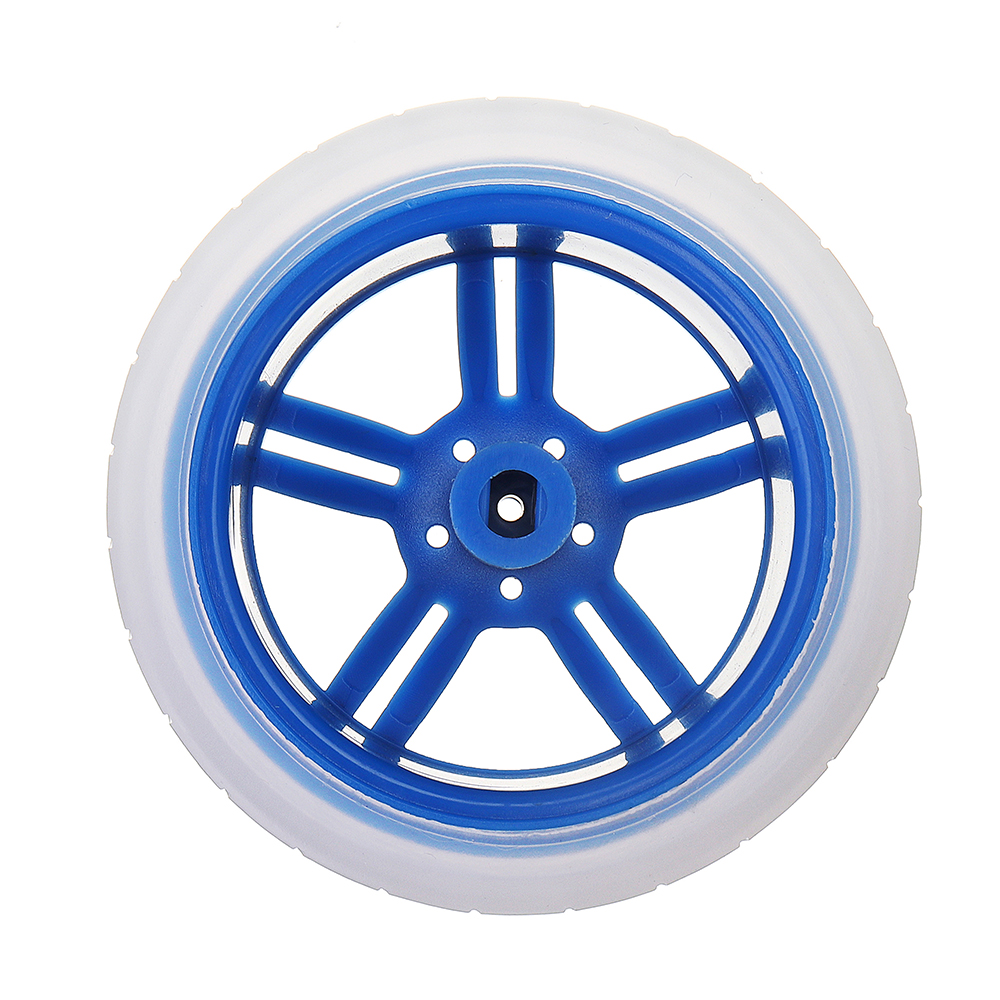 6527mm-BlueOrange-Rubber-Wheels-for-TT-Motor---Smart-Chassis-Car-Accessories-1359361-2