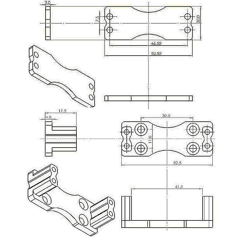 BlackRed-CNC-Aluminium-Alloy-Steering-Gear-Bracket-1221677-2