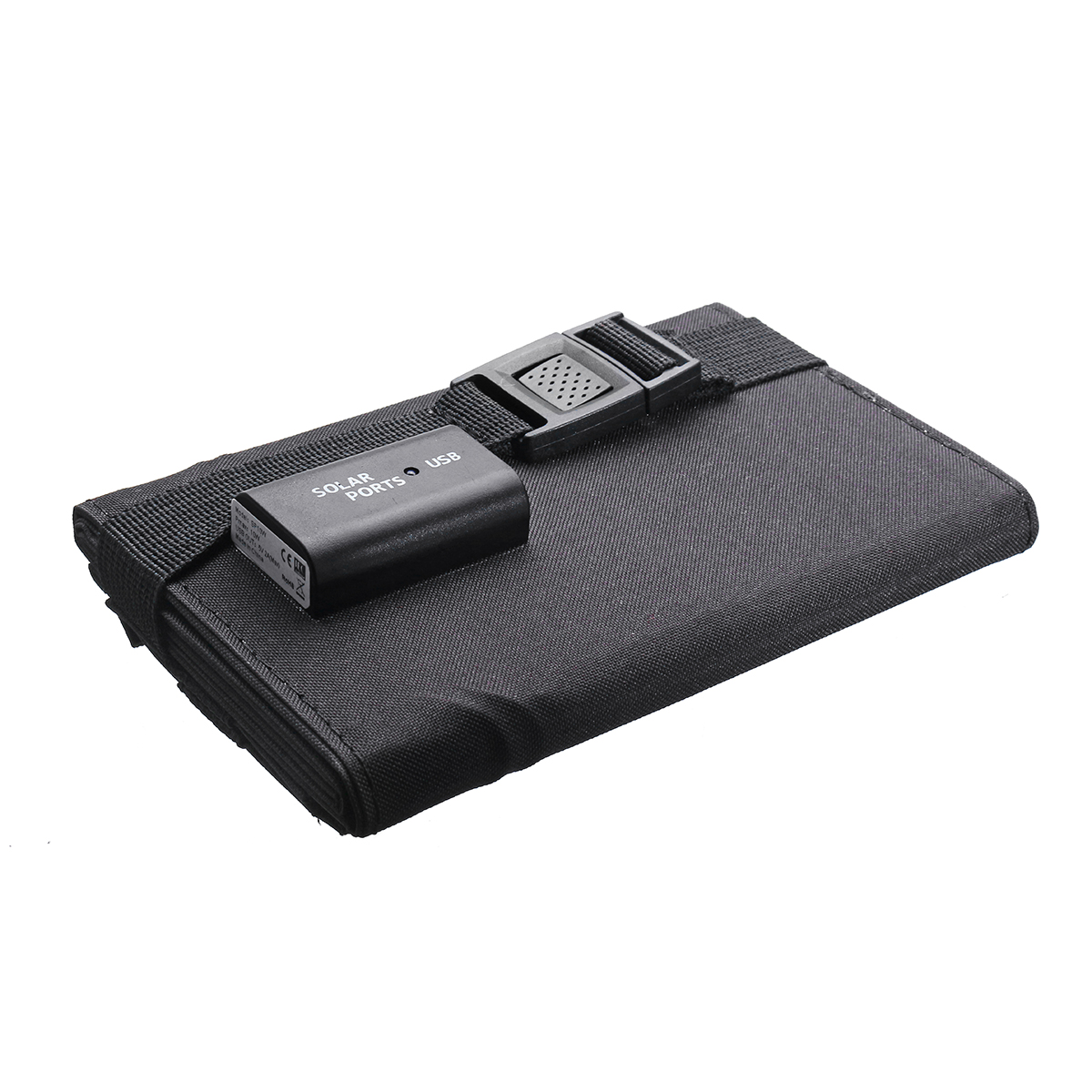CamouflageBlack-7W--55V-Folding-Monocrystalline-Silicon-Solar-Panel-With-Two-CarabinerUSB-Port-1447262-9