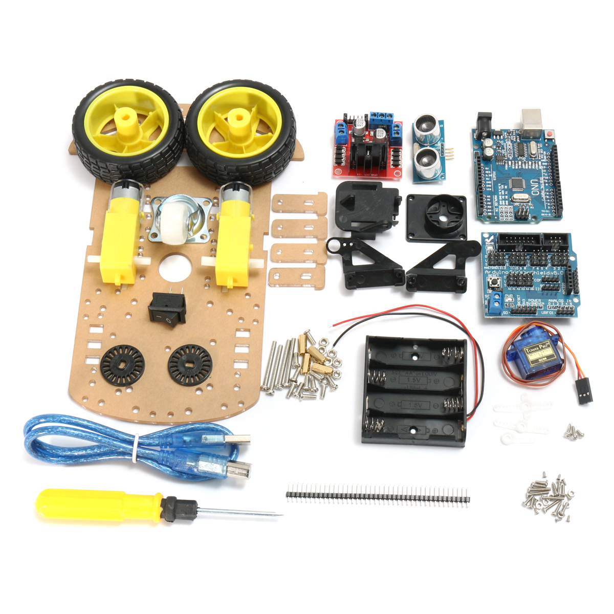 Geekcreitreg-DIY-L298N-2WD-Ultrasonic-Smart-Tracking-Moteur-Robot-Car-Kit-for-Arduino---products-tha-1155139-3