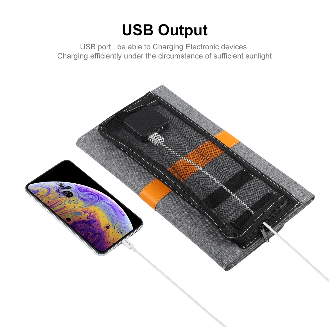 HAWEEL-5V-14W-Waterproof-Solar-Charge-Bag-Folding-Panel-DIY-Power-Bank-with-Dual-USB-1615195-4