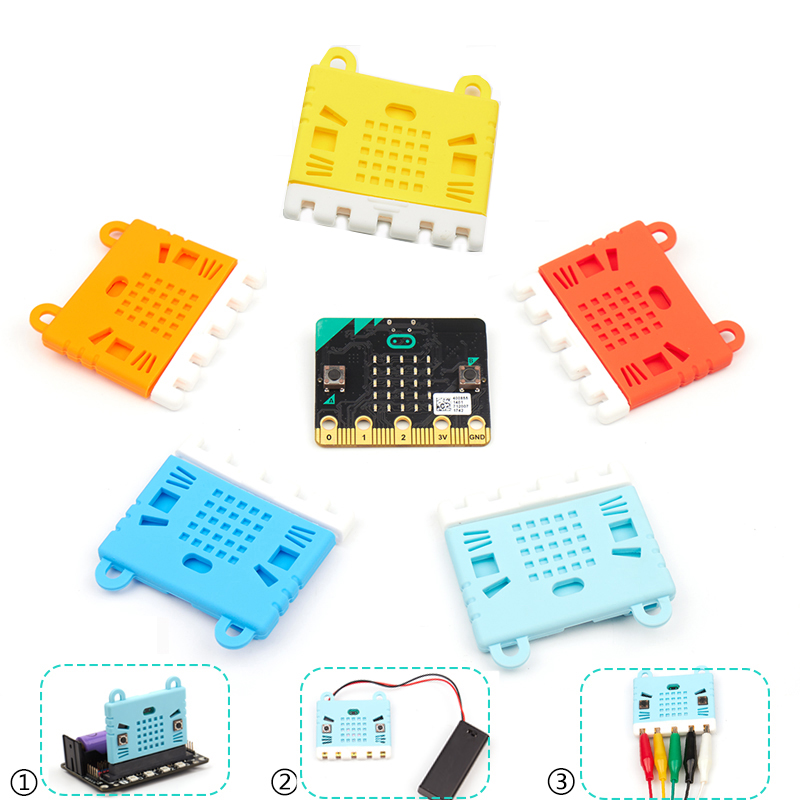 KittenBotreg-Microbit-Silicone-Cute-Pattern-Case-for-Microbit-Expansion-Board-1281838-1