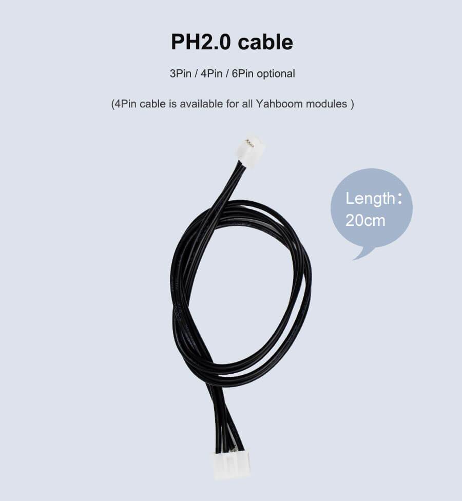 Yahboom-1PCs-PH20-Cable-3P4P6P-20cm-Black-and-White-Terminal-Line-Special-for-Smart-Sensor-Module-1796081-1