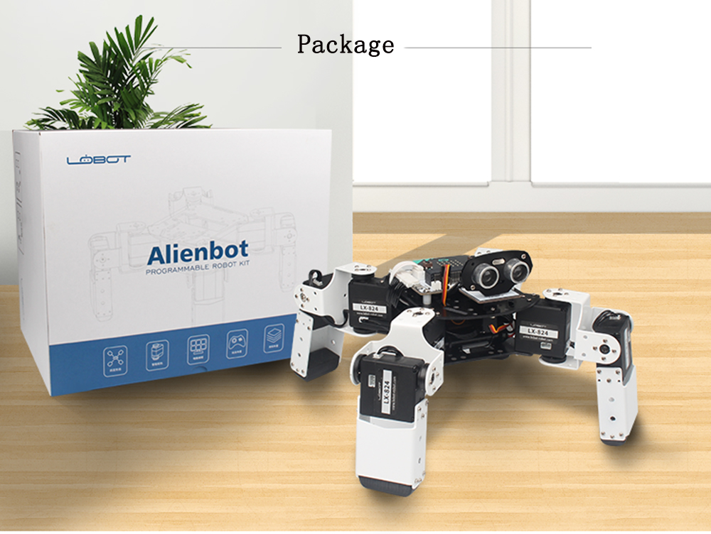 LOBOT-Alienbot-Microbit-Programmable-Multifunctional-PCAPP-Control--Smart-RC-Robot-1476889-13
