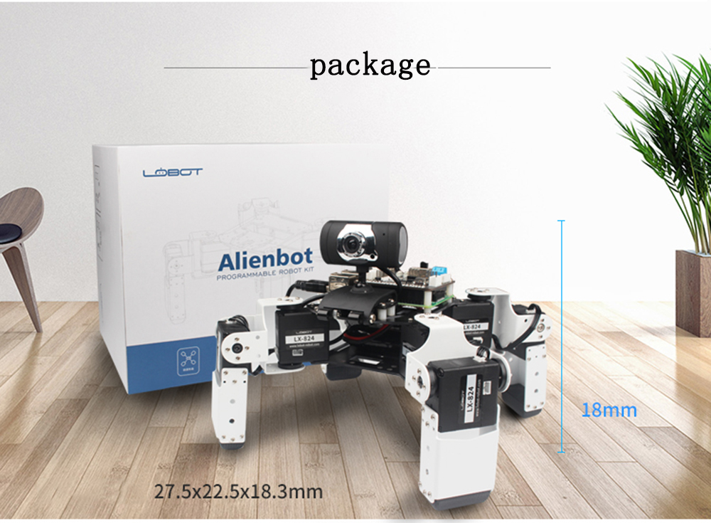 LOBOT-Alienbot-Raspberry-Programmable-PC-Stick-Control-Face-Recognition-Smart-RC-Robot-With-Camera-1491472-12