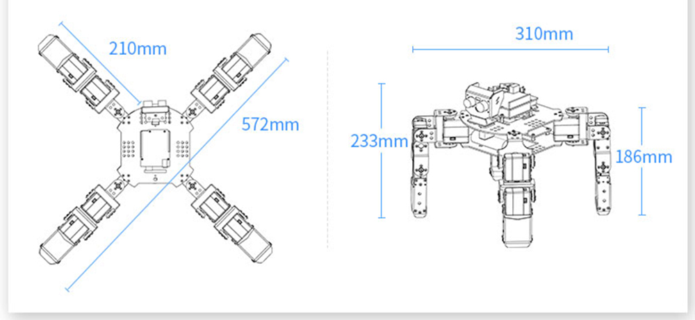 LOBOT-CR-4-DIY-4-Leged-Programmable-Infrared-Control-Smart-RC-Robot-Compatible-1527556-12