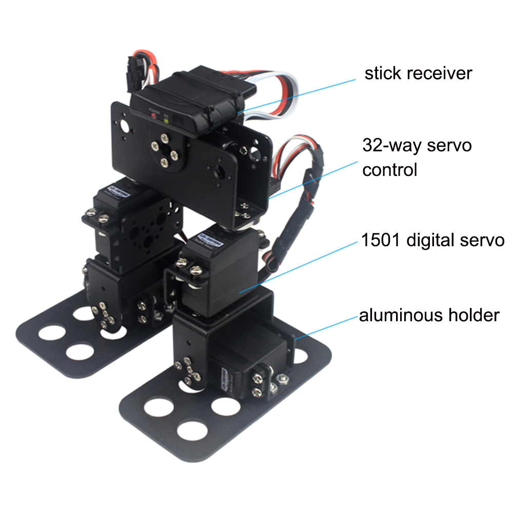 LOBOT-DIY-4DOF-Walking-Race-Smart-RC-Robot-Toy-Programmable-PC-Stick-Control-Robot-Kit-1408944-2