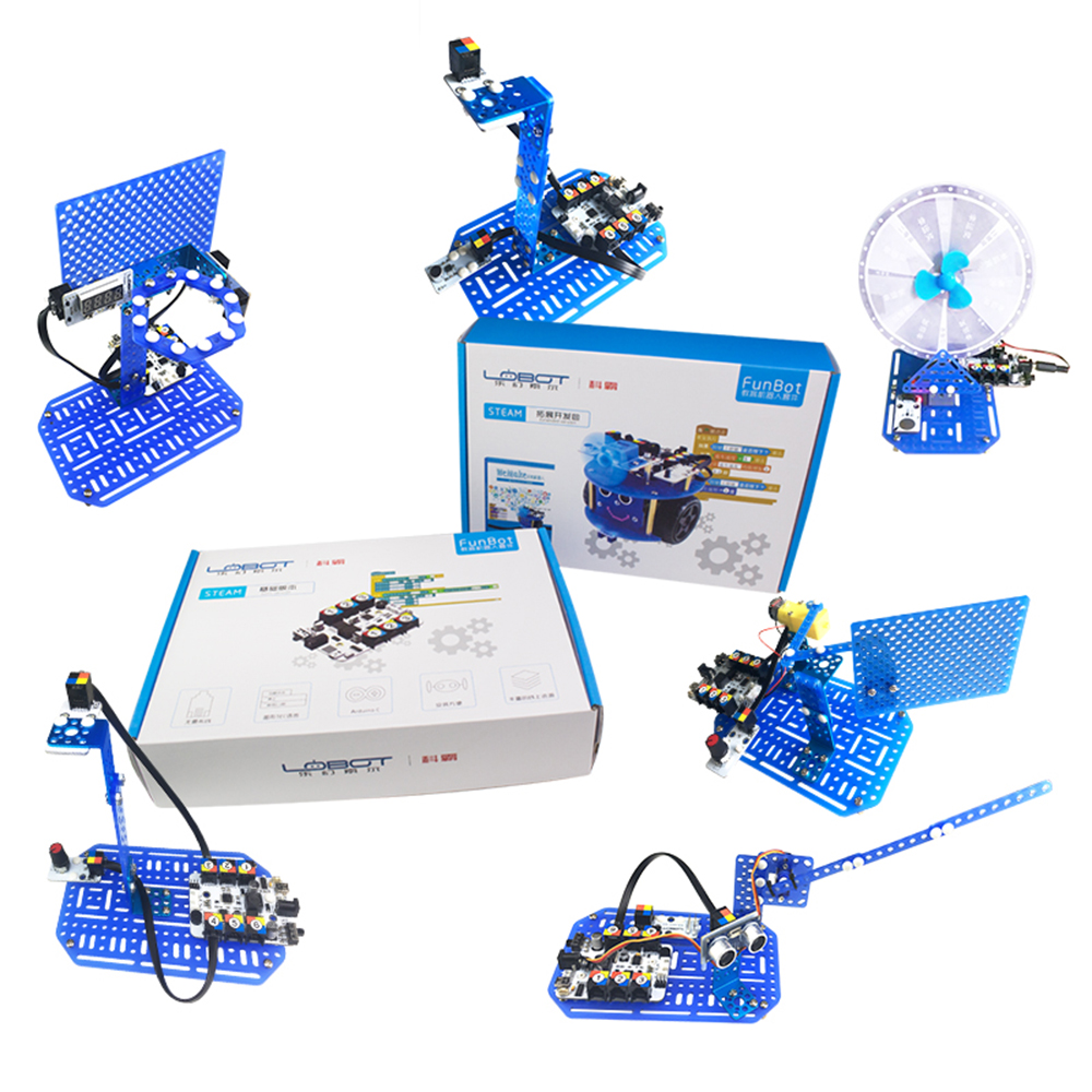 LOBOT-Funbot-STEAM--DIY-Smart-Changable-Programmable-RC-Robot-Educational-Kit-1491470-4