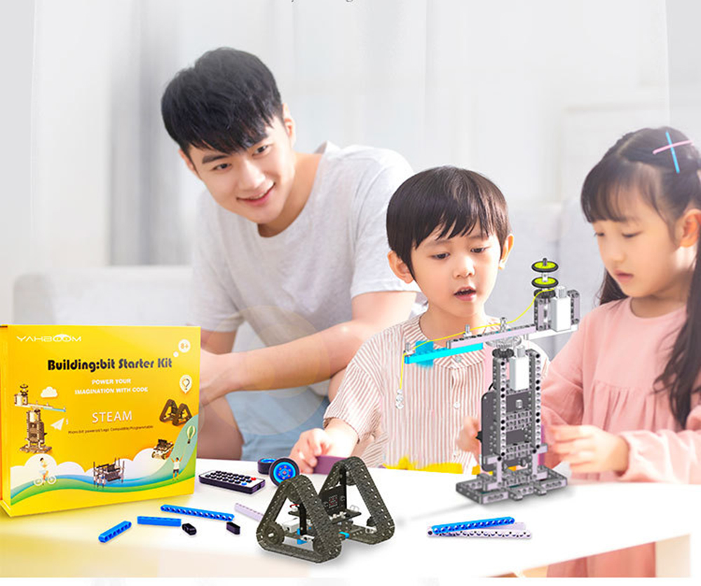 YahBoom-Microbit-DIY-9-In-1-Programmable-Block-Building-Tracking-Obstacle-Avoidance-Smart-RC-Robot-K-1481407-3