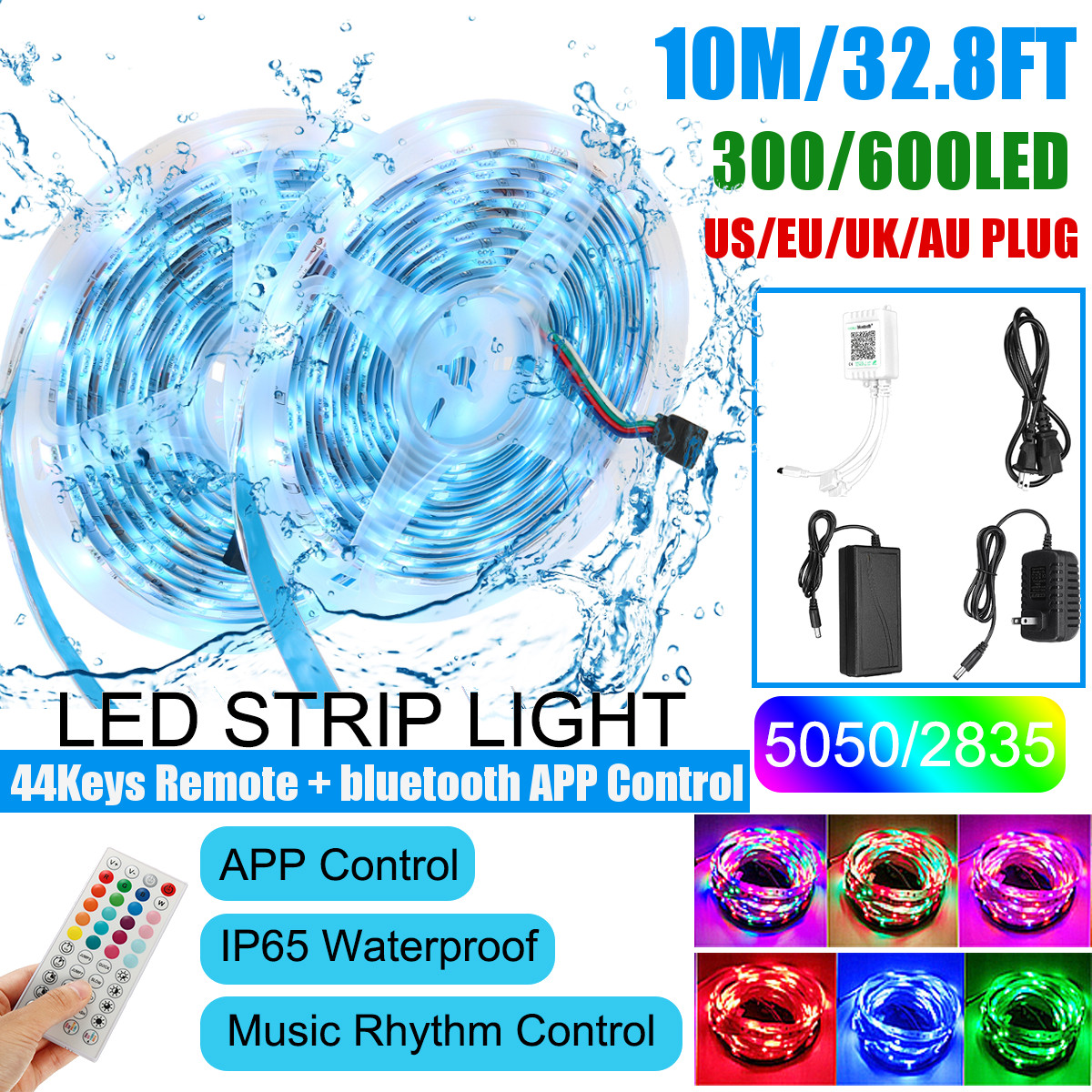 10M-SMD50502835-RGB-Smart-LED-Strip-Light-APP-Control-Music-Waterproof-Lamp-44-Keys-Remote-Control---1710201-1