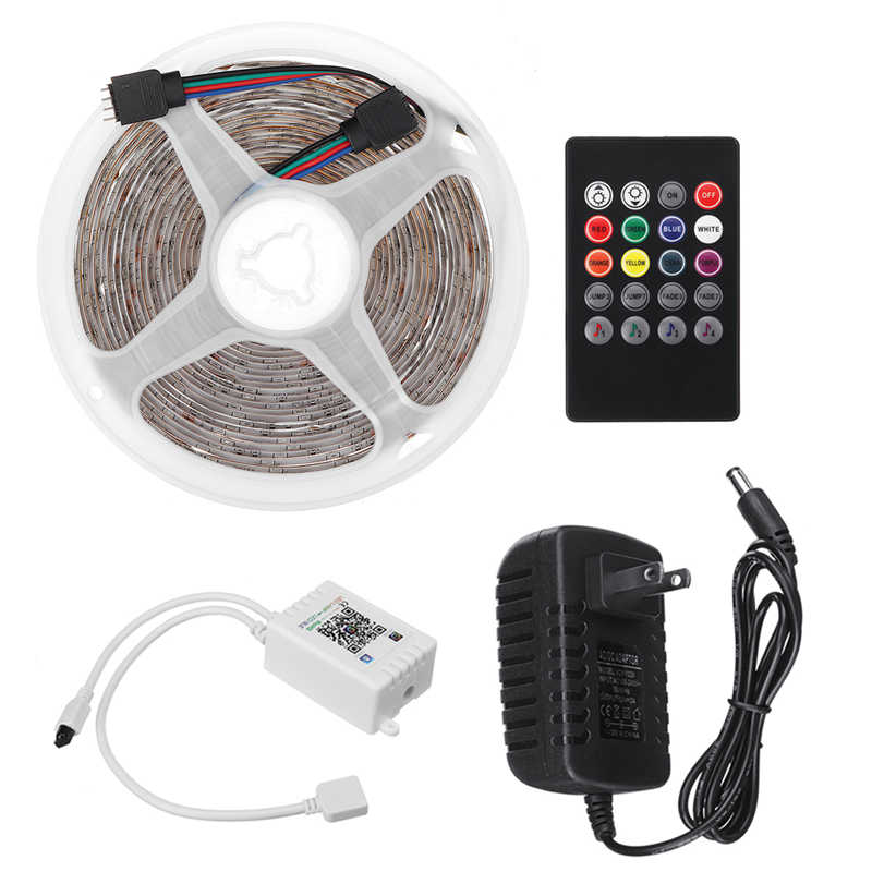 16FT-5M-2835-RGB-300LED-Light-Strip-WaterproofNon-waterproof-Music-Lamp-with-20Keys-Remote-Control---1713723-3