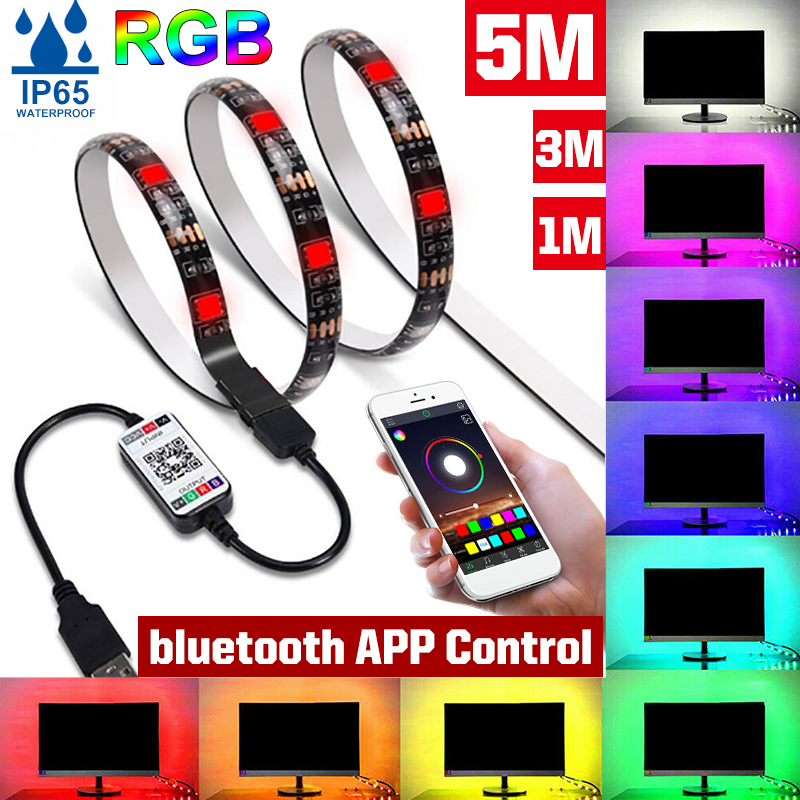 1M3M5M-bluetooth-APP-5050-RGB-LED-Strip-Light-Tape-IP65-Waterproof-USB-Background-Lamp-5V-1744774-1