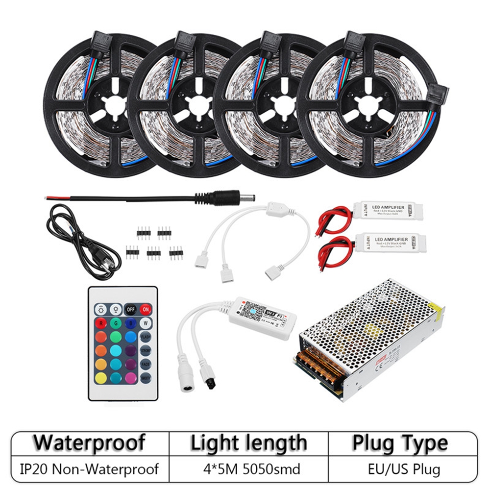 20M-20A-240W-SMD5050-IP20-Smart-Home-WiFi-APP-Control-LED-Strip-Light-Kit-Work-With-Alexa-AC110-240V-1303561-2