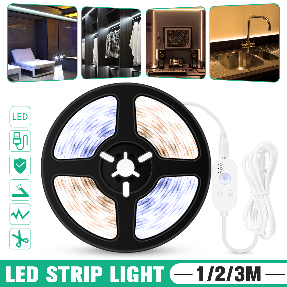 2835-Led-Strip-Lights-USB-5V-Intelligent-Hand-Wave-Sensor-Stick-Light-Cabinet-Closet-TV-Back-Setting-1800953-1