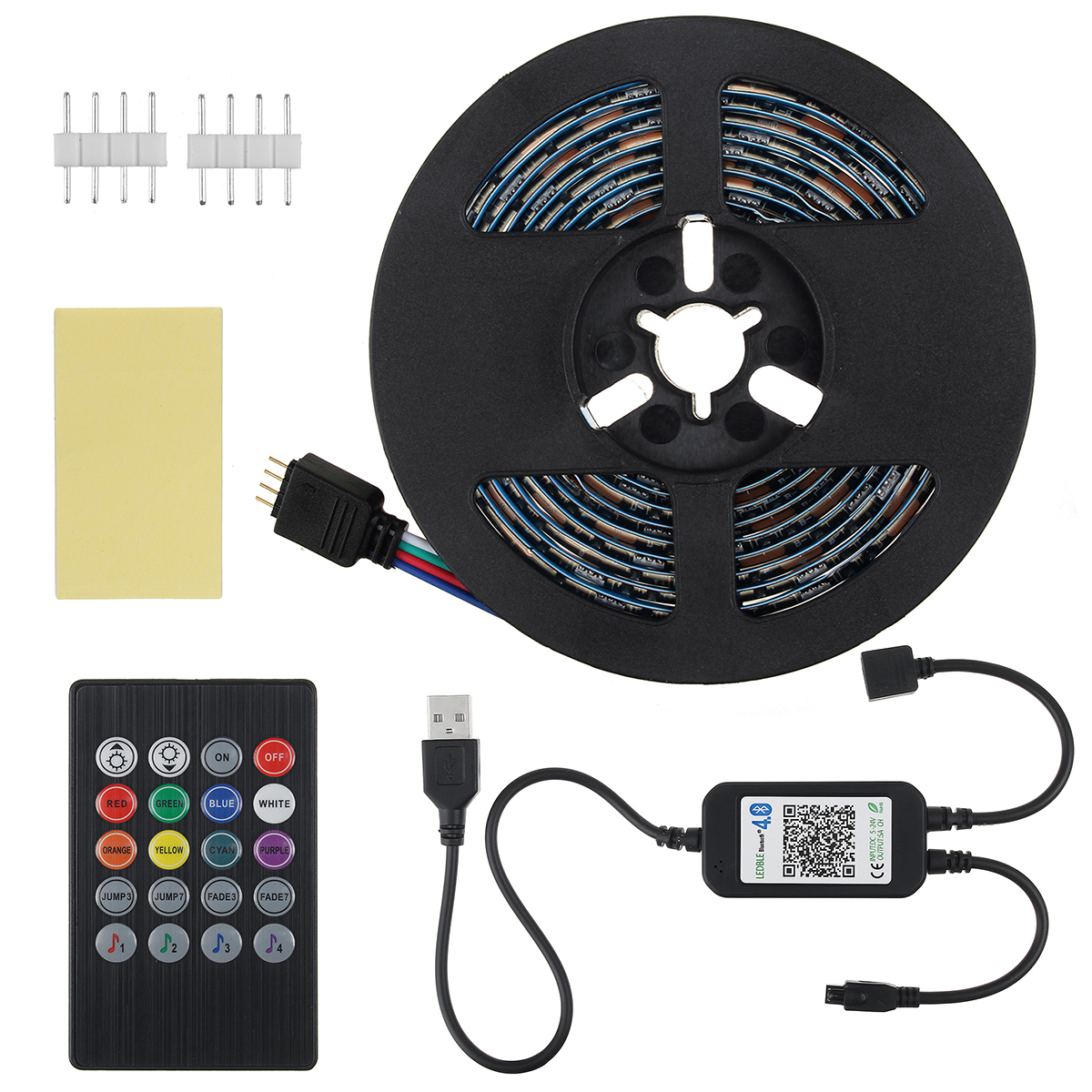 2M-60-LED-bluetooth-String-Light-5V-USB-Tape-Dimmable-Strip-Lamps-RGB-IR-Remote-Christmas-Decoration-1754361-11