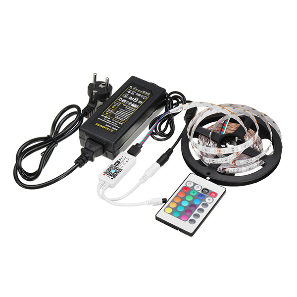 5M-60W-SMD5050-Non-waterproof-RGB-LED-Strip-Light--WiFi-Controller--Remote-Control--Adapter-DC12V-Ch-1248386-1