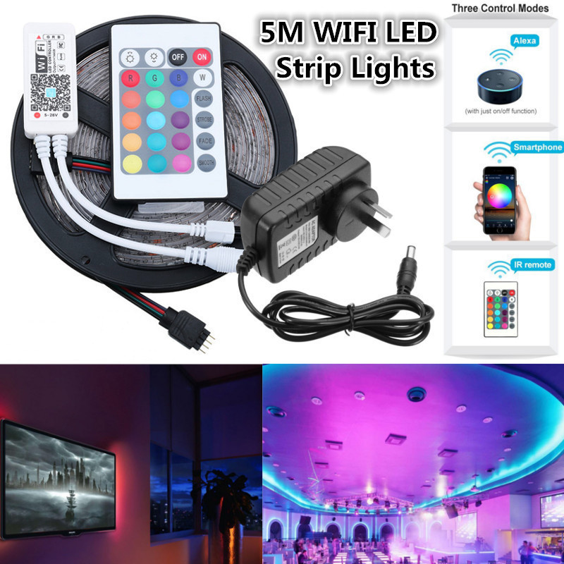 5M-SMD2835-Alexa-Smart-Home-WIFI-Controller-APP-Control-Non-waterproof-RGB-LED-Strip-Light-DC12V-Chr-1267058-1