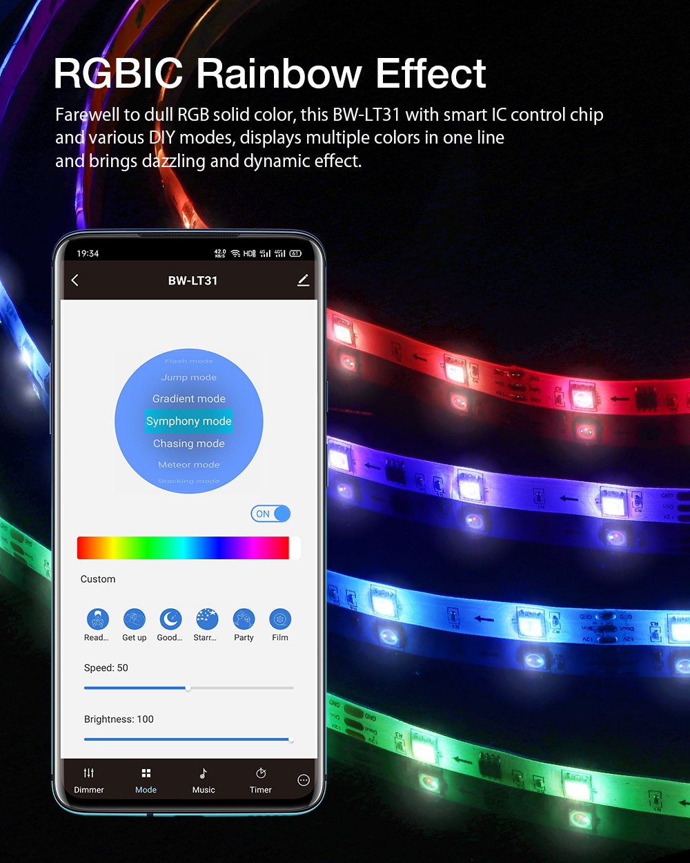 BlitzWolfreg-BW-LT31-5M10M-Built-in-IC-Smart-Wi-Fi-RGB-Magic-LED-Strip-Light40Keys-IR-Remote-Control-1756745-2