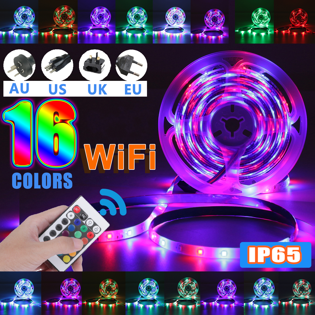 DC12V-24W-Smart-SMD3528-RGB-300LED-Strip-Light--24Keys-IR-Remote-Control--WiFi-Controller--Power-Sup-1570632-1