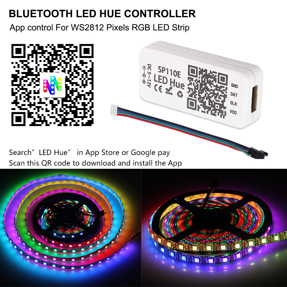 DC5V-1M-2M-WS2812B-5050-bluetooth-USB-APP-Control-RGB-Individually-Addressable-LED-Strip-Light-Kit-C-1398864-4