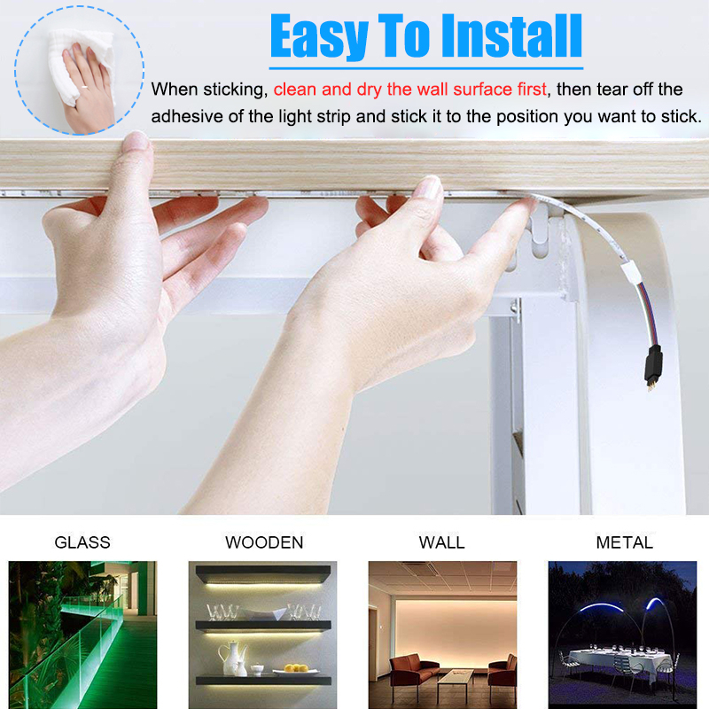 GLIME-5M10M-LED-Strip-Lights-5050-RGB-Changing-Under-Cabinet-Kitchen-TV-Bluetooth-Remote-Control-UK--1942279-8